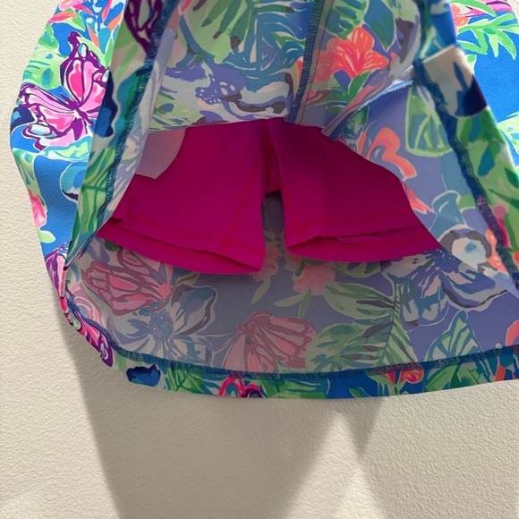Lilly Pulitzer Luxletic Daphne Skort Pundy Blue Isle Be Back Golf Size 2 - Picture 6 of 13